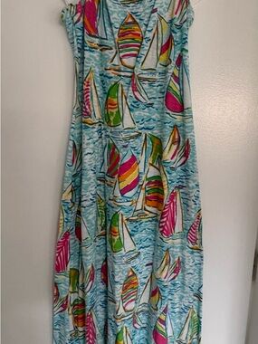 Lilly Pulitzer You Gotta Regatta Maxi Dress XS